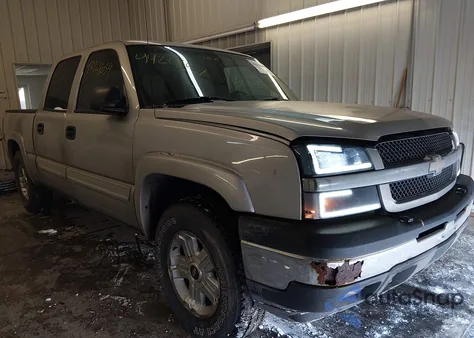 2005 Chevrolet Silverado 1500 Z71 из США, поврежденный, VIN 2GCEK13T451340274
